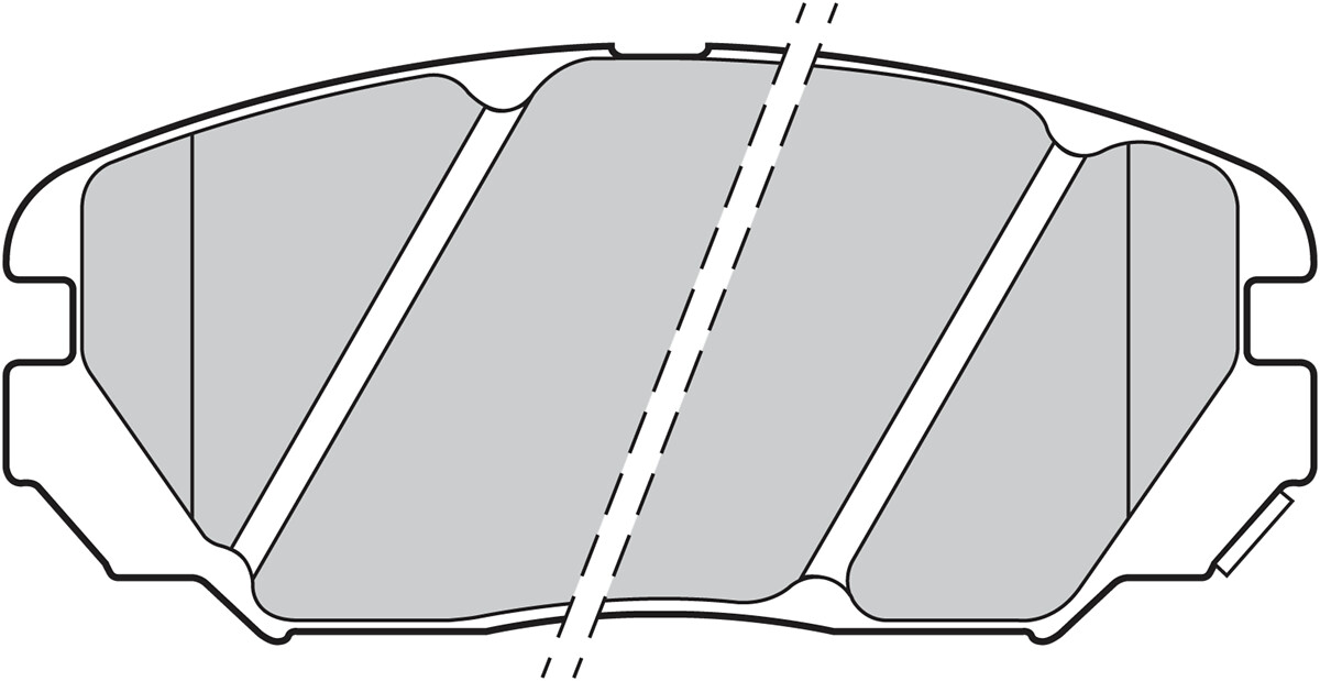 Jeu de 4 plaquettes de frein VALEO ref. 301348